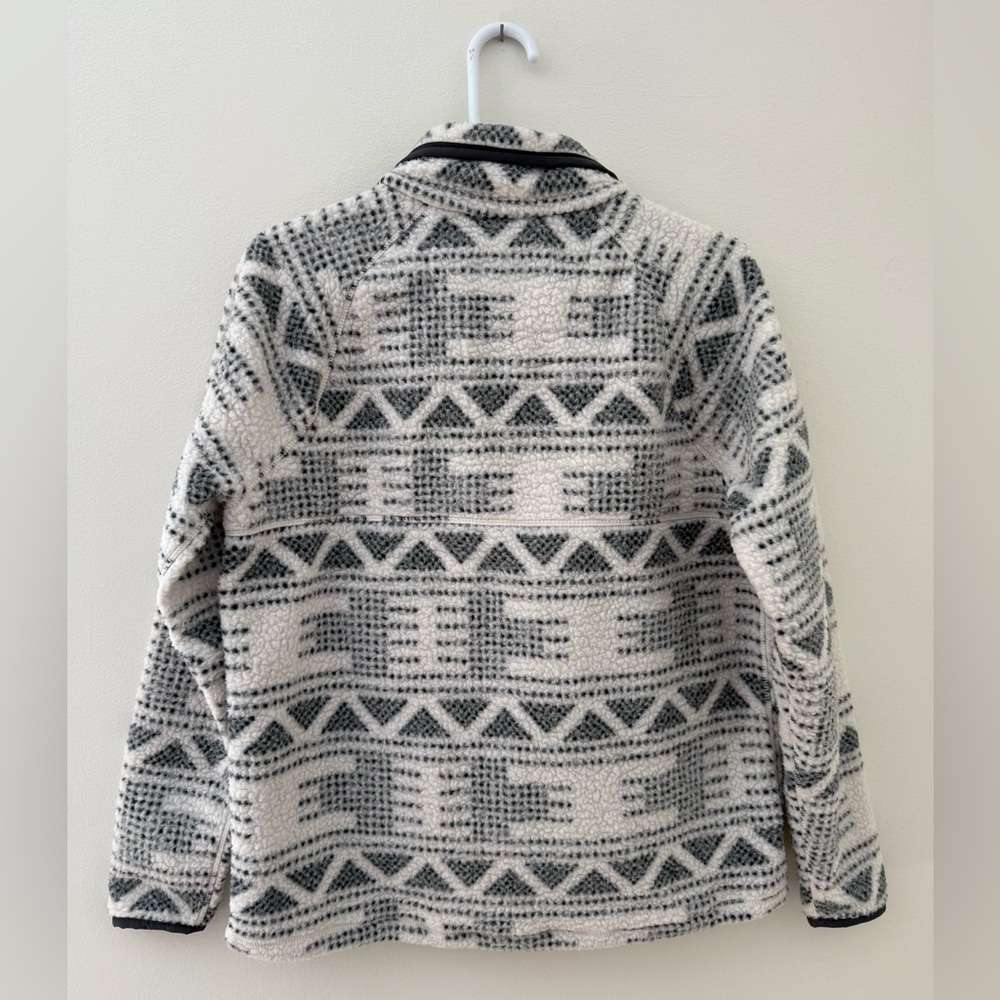 Carhartt Fleece Pullover Aztec Print Sz M - Picture 3 of 9